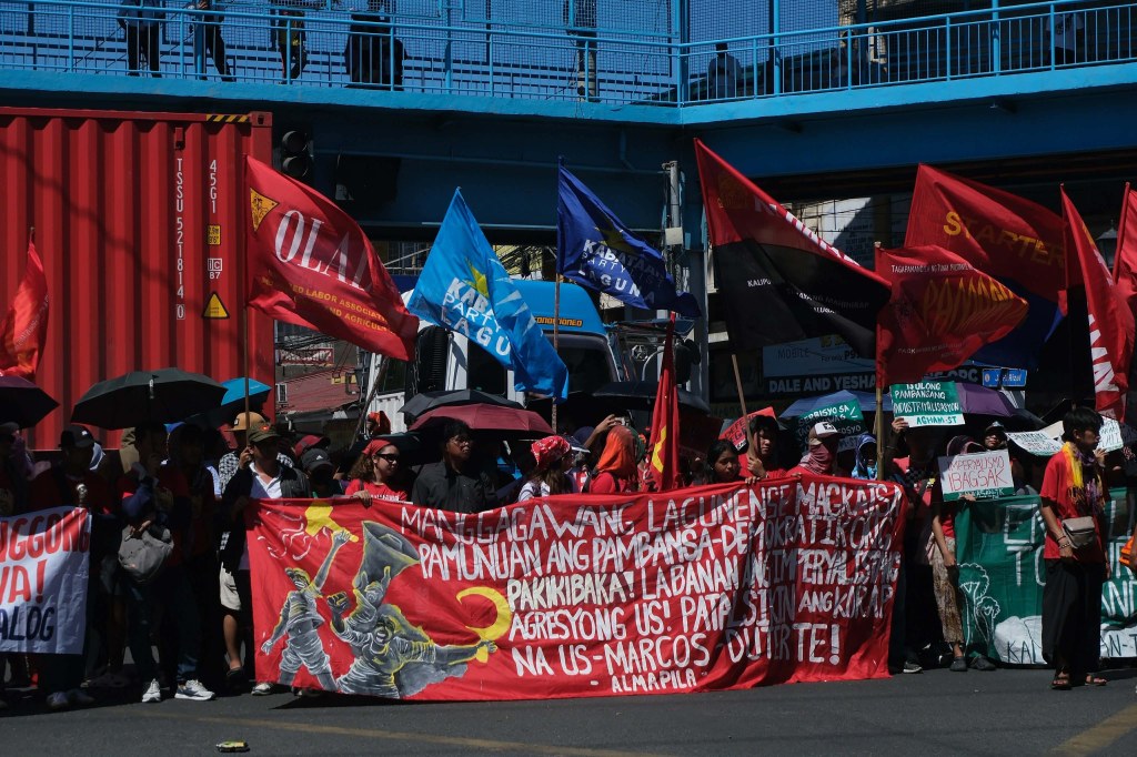 Karapatan ng mga manggagawa, paglaban sa imperyalismo, sentro sa Mayo&nbsp;Uno